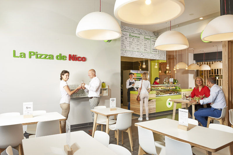 salle intérieur restaurant La Pizza de Nico