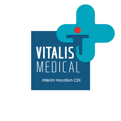 Logo de la franchise d'agences d'intérim Vitalis Médical